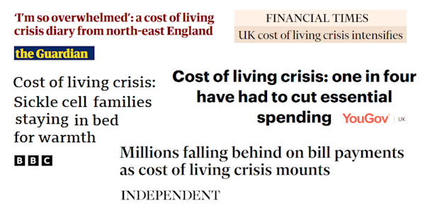 Bank of England's Cost-of-living Crisis - 01 January 2023